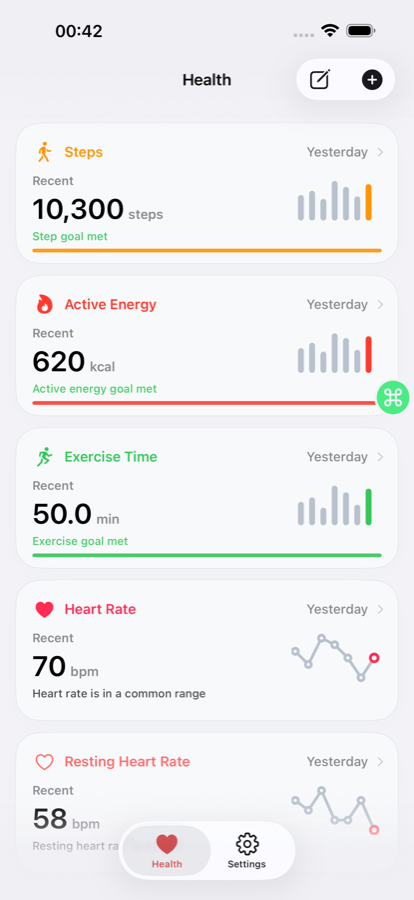 Ruyi health dashboard screenshot